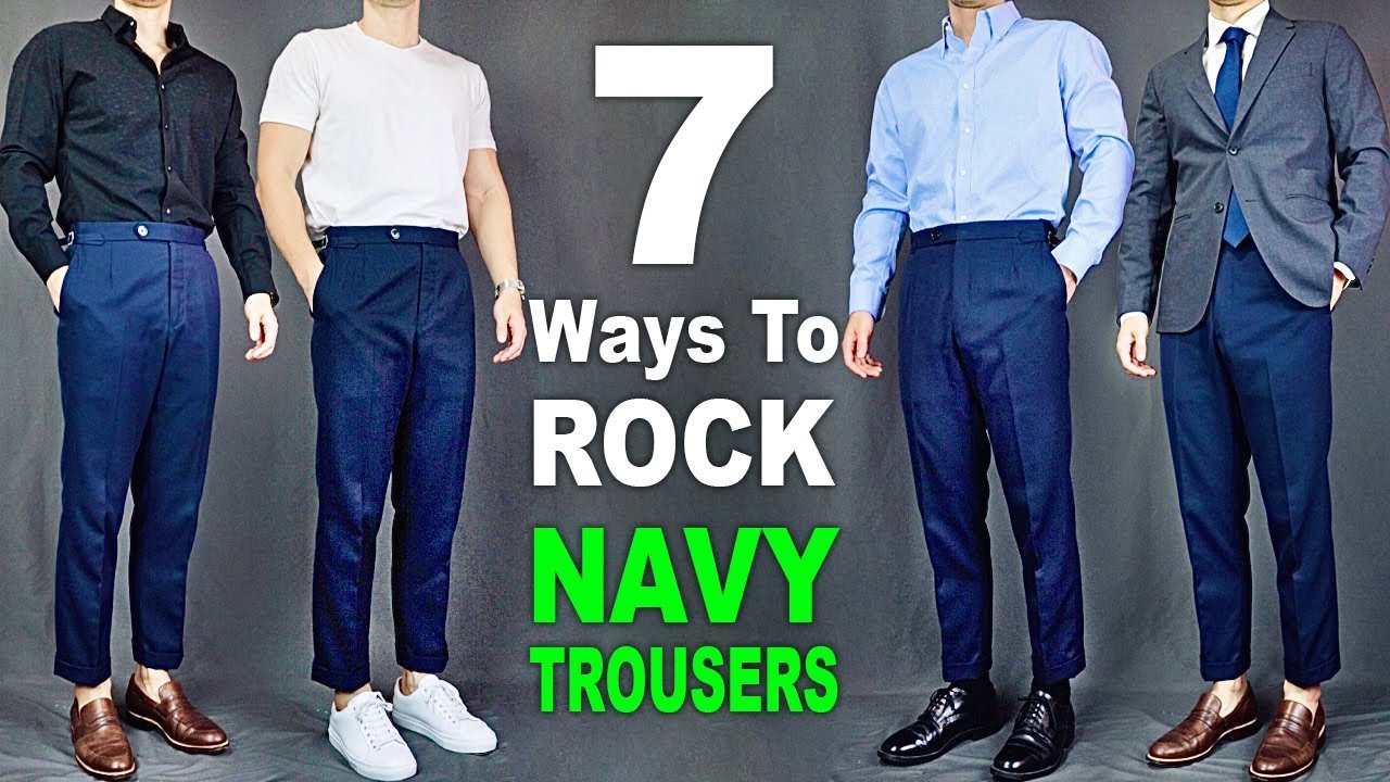 7 Ways To ROCK Navy Blue Dress Pants | Men’s Outfit Ideas