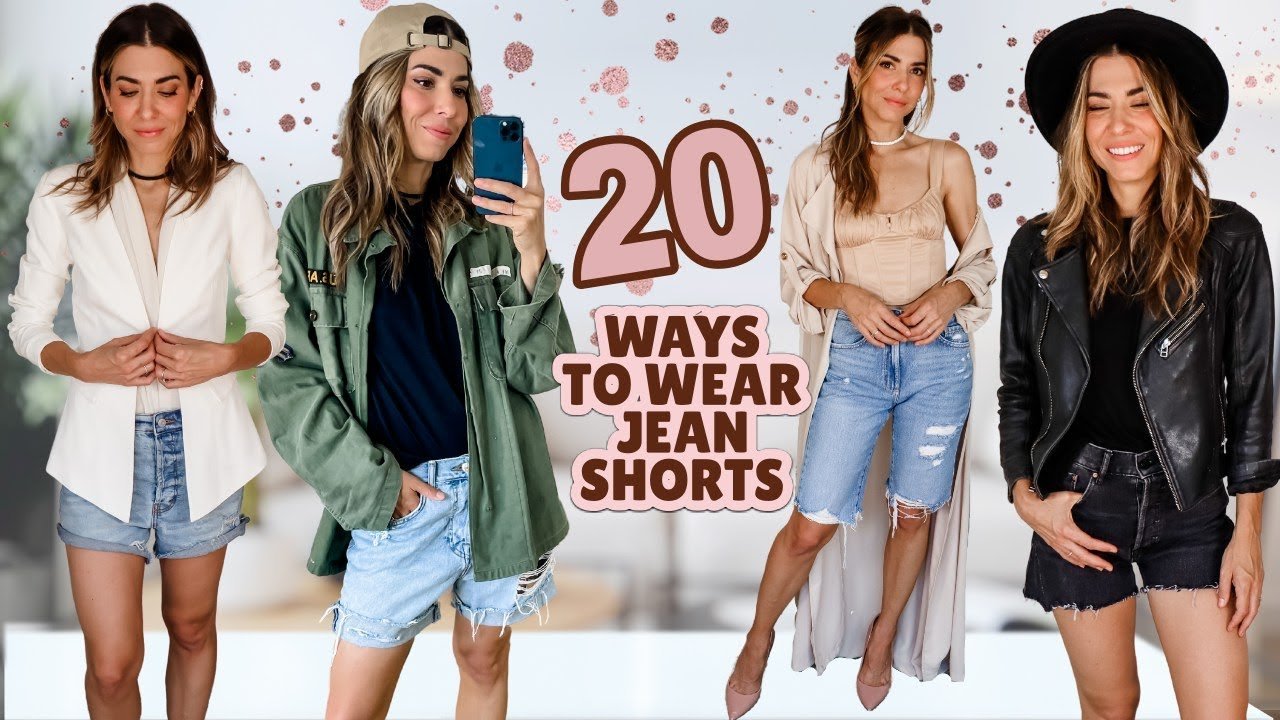 How To Style JEAN SHORTS | 20 Summer OUTFIT IDEAS! | DIY w/ Orly Shani