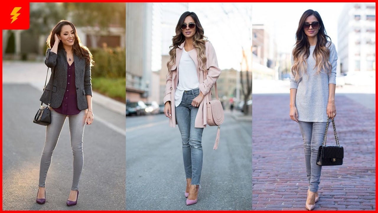 How to Wear Grey Jeans to Look Stylish