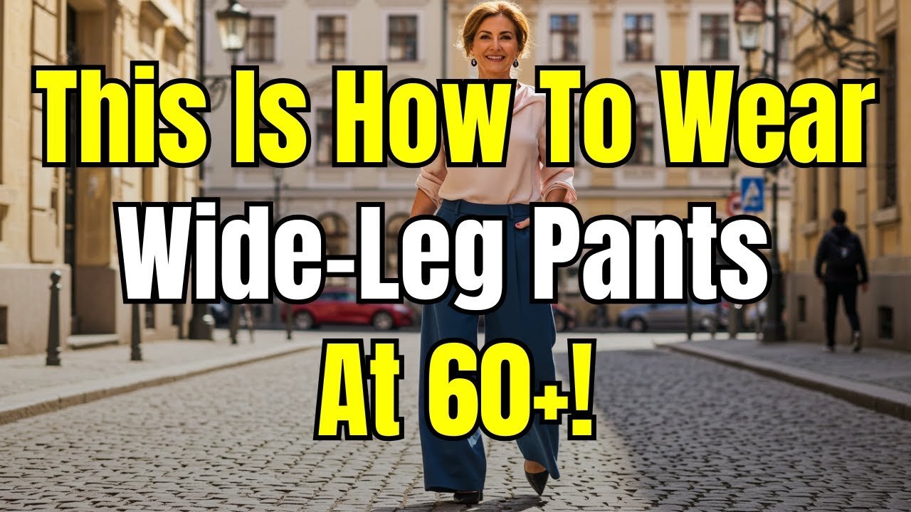 How to Wear WIDE PANTS at 60+ and Still Look AMAZING!