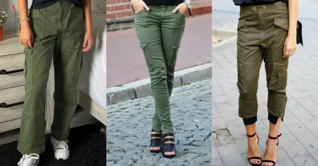 How to style green cargo pants for women - Different cargo pants styles