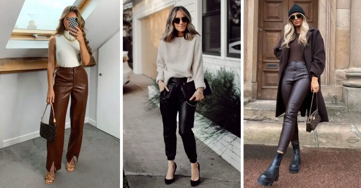 How to style leather pants