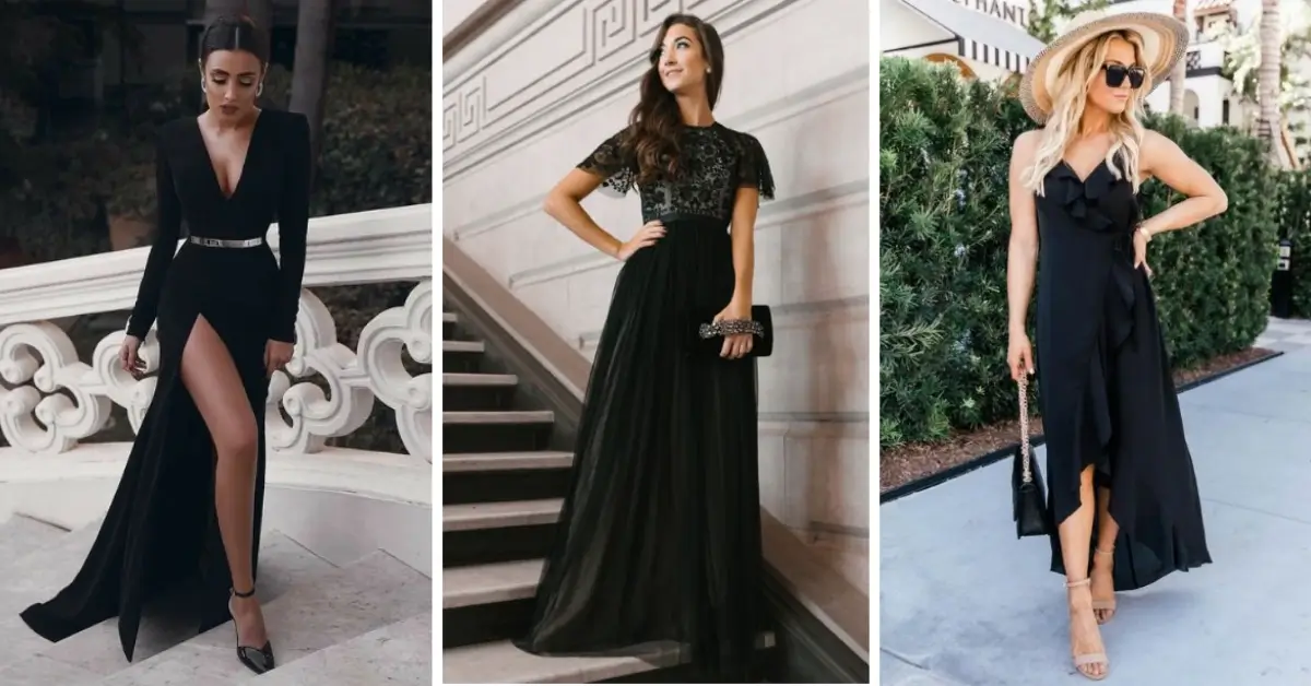 How To Style A Black Dress For A Wedding: Best Guide 2024