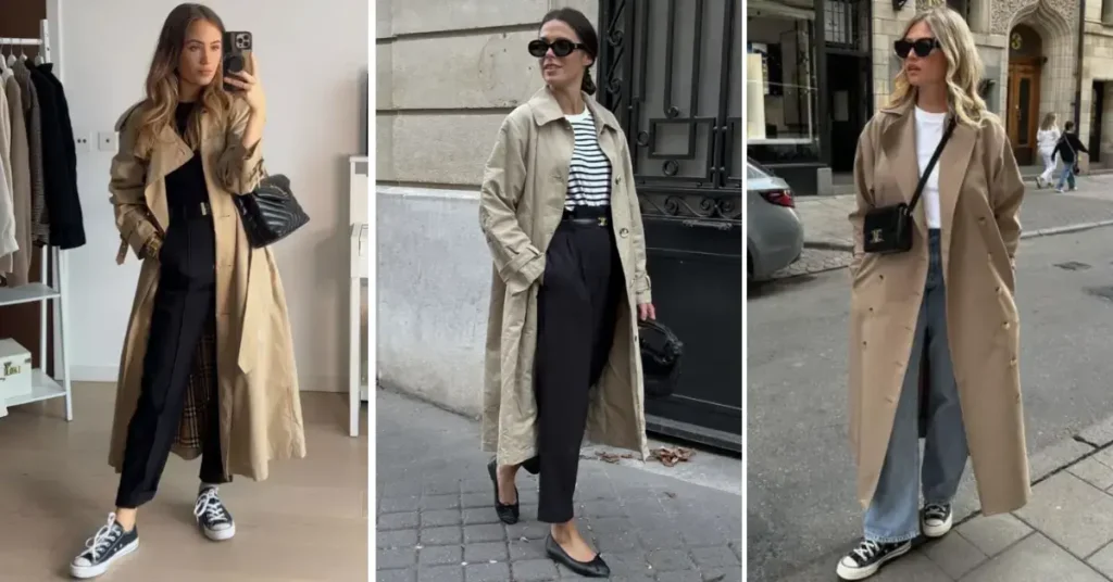 how to style a trench coat