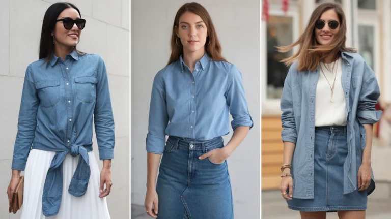 How To Style A Chambray Shirt