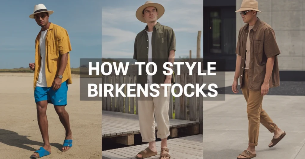 how to style birkenstocks men