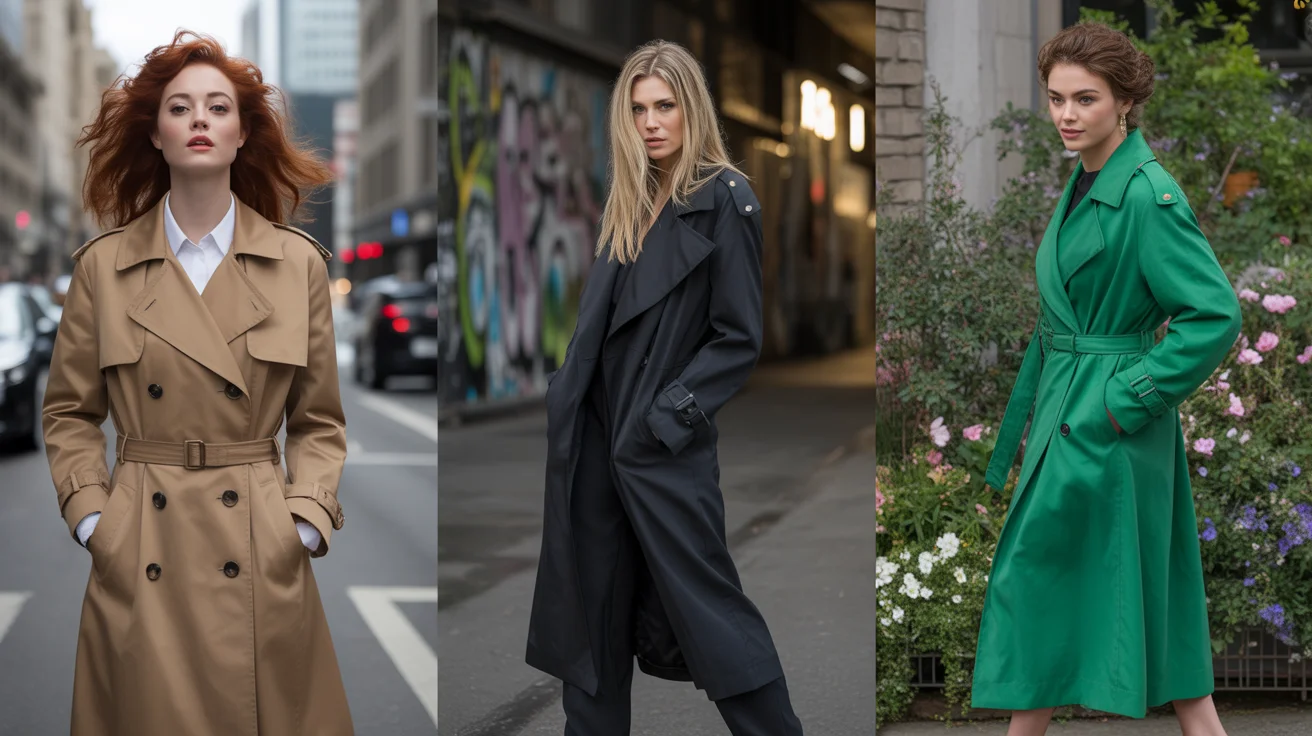 trench coat outfits