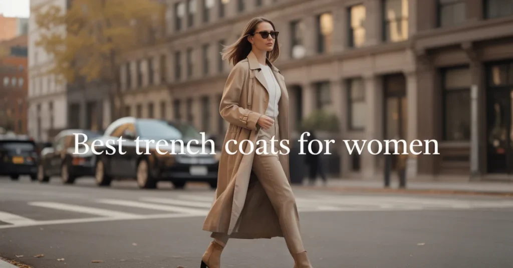 best trench coats for wom