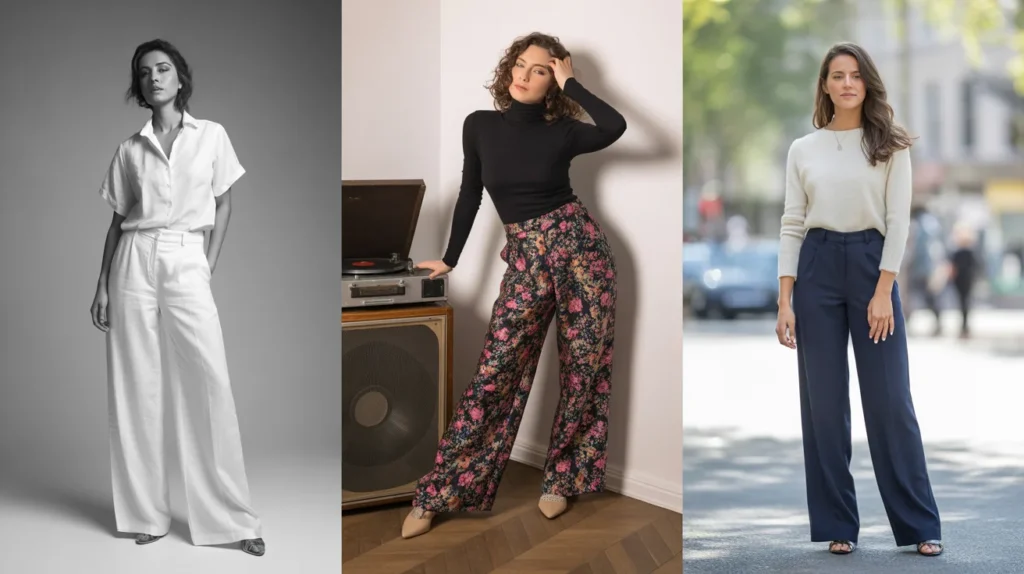 Wide Leg Pants Outfit Ideas