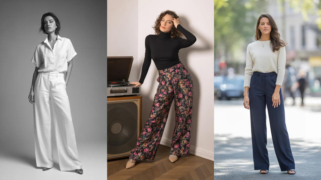 Wide Leg Pants Outfit Ideas