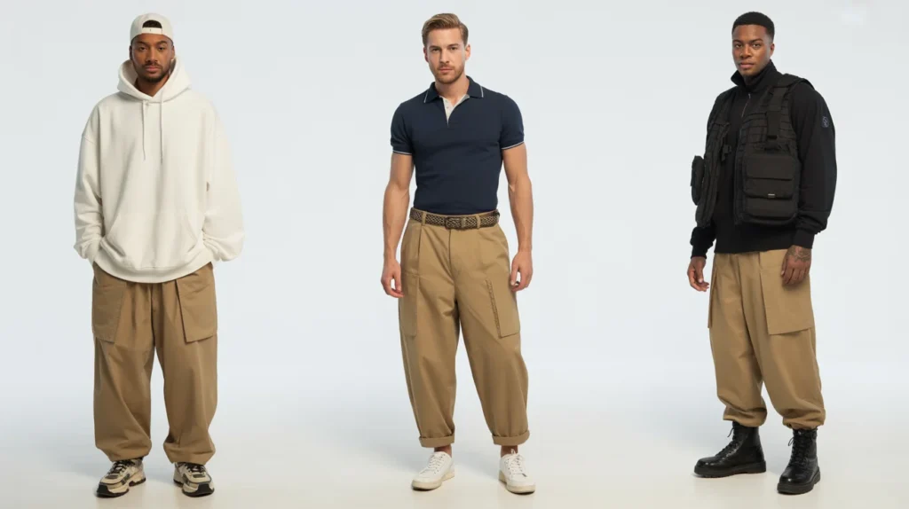 Baggy Khaki Pants Outfit