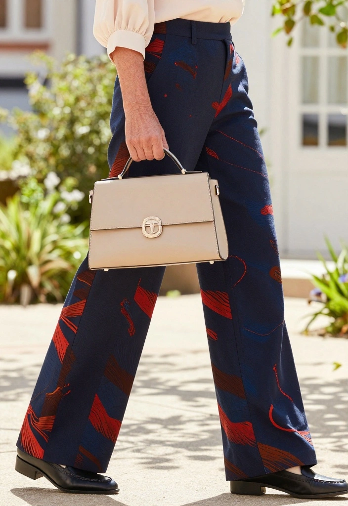 10 Spring Outfits for Women Over 50 That Will Instantly Upgrade Your Style! - 3. Tailored Trousers with a Twist 1