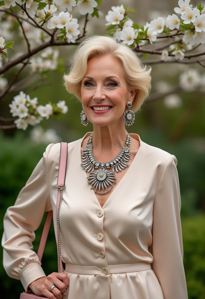 10 Spring Outfits for Women Over 50 That Will Instantly Upgrade Your Style! - 7. Bright and Bold Accessories 1