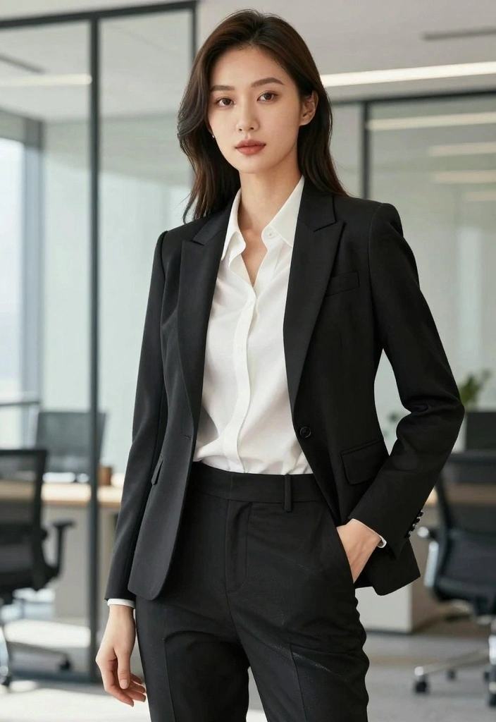 15 Trendy Black Blazer Outfits Every Woman Needs in Her Closet (Check Out #12!) - 1. Classic Chic: The Tailored Blazer 1
