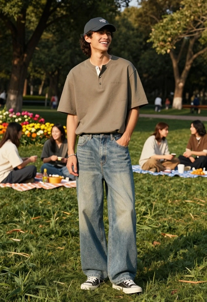 7 Oversized Baggy Jeans Outfits That Will Transform Your Style Game! - 4. Weekend Vibes with a Twist 1