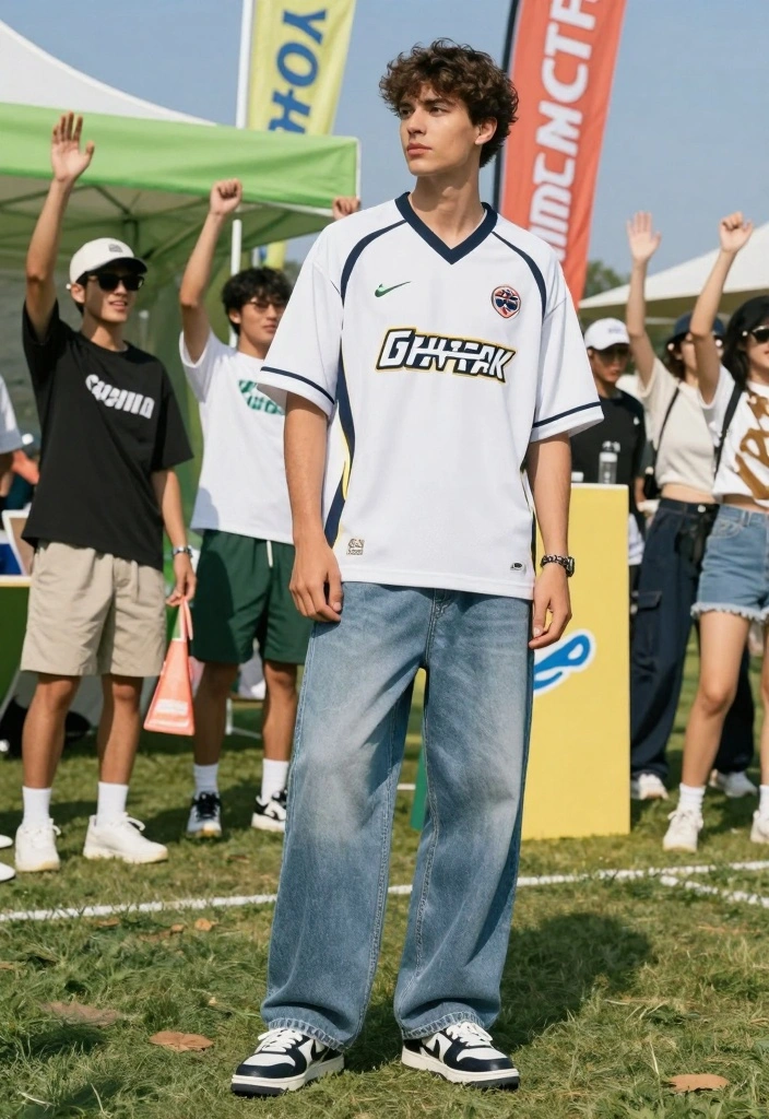 7 Oversized Baggy Jeans Outfits That Will Transform Your Style Game! - 6. Sporty Chic 1