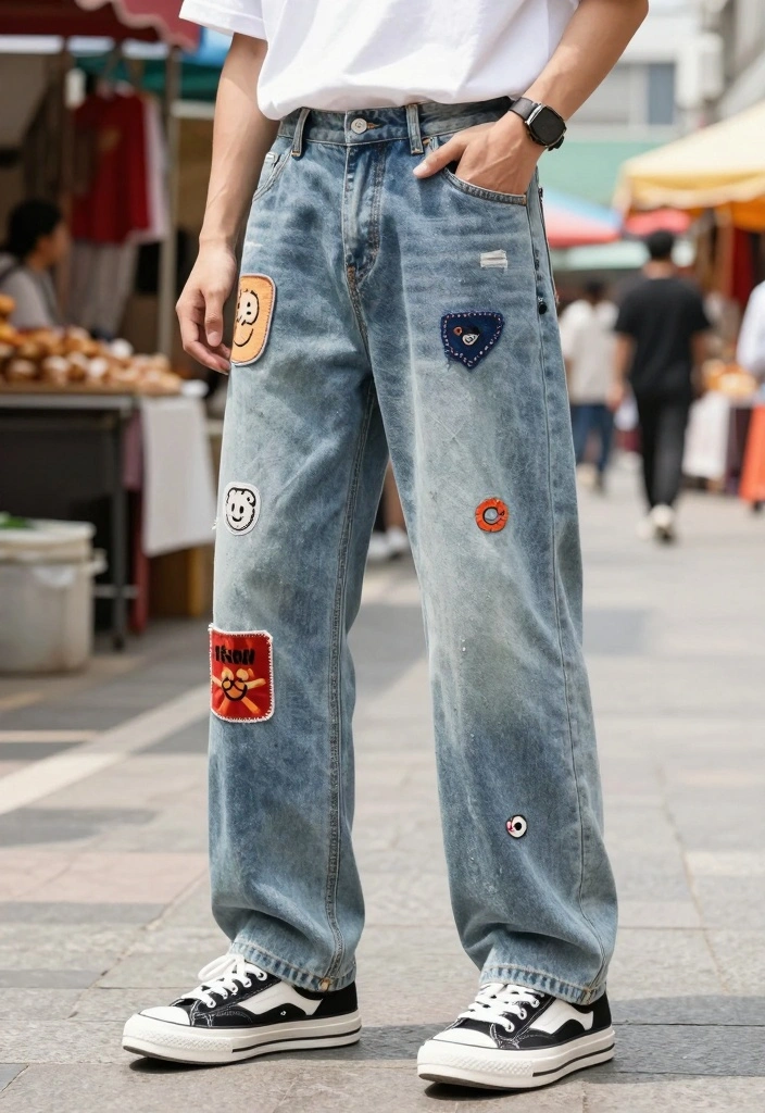 8 Trendy Baggy Jeans Men Street Styles That Will Make You Stand Out Instantly - 7. Customization and Personalization
