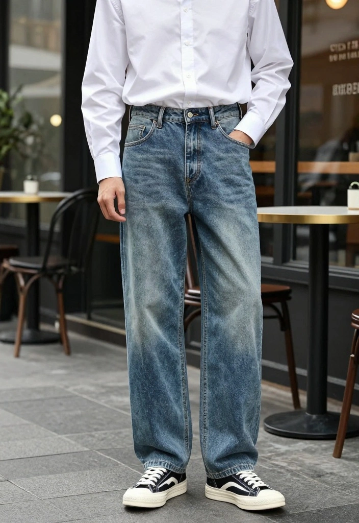 8 Trendy Baggy Jeans Men Street Styles That Will Make You Stand Out Instantly - 8. Well-Fitted Baggy Jeans