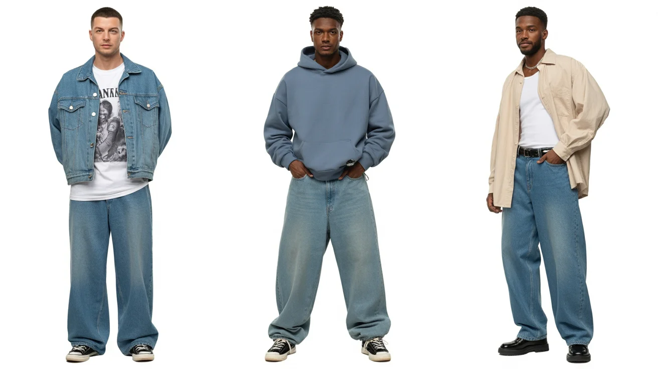 Outfits With Baggy Jeans Men