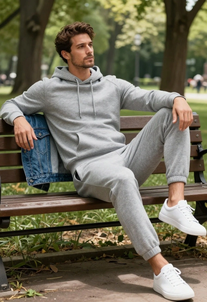 10 Clean Guy Outfits That Will Make You Look Effortlessly Stylish! - 3. Hoodie and Joggers 1