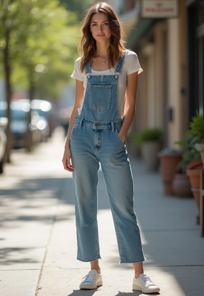 12 Stylish Millennial Mom Outfits That Will Make You Say 'I Need This!' - 6. Playful Overalls 1