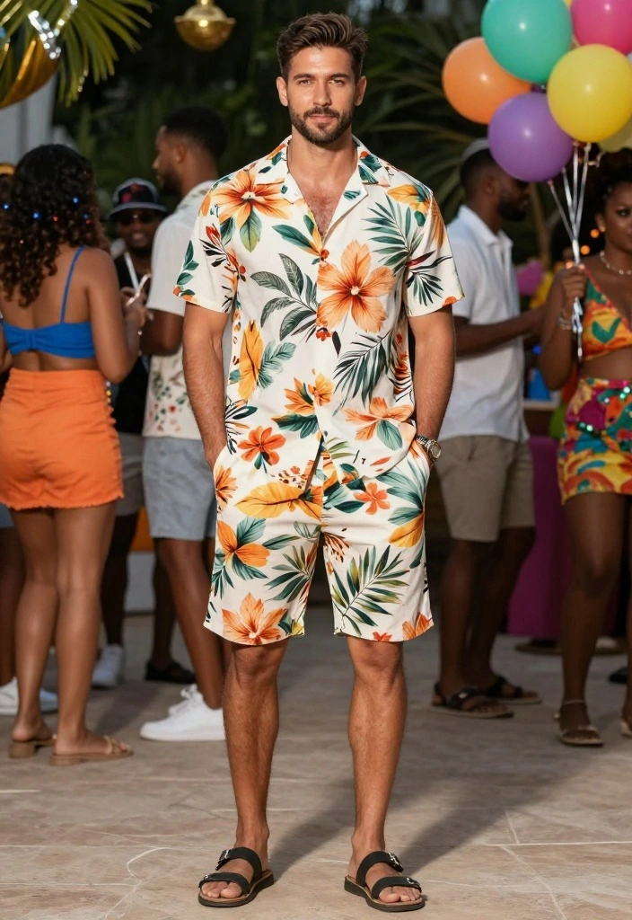12 Trendy Bermuda Shorts Outfits for Men That Will Make You Stand Out This Summer! - 11. Matching Set 1