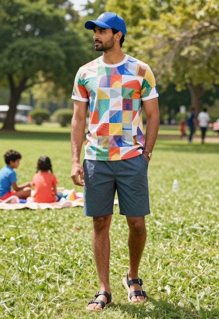 7 Inspiring Summer Outfits Men Streetwear Styles Every Modern Man Can Pull Off - 2. Graphic Tees with Relaxed Shorts 1