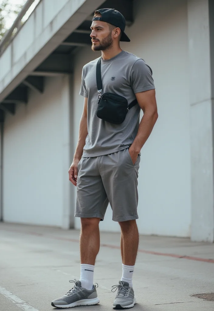7 Inspiring Summer Outfits Men Streetwear Styles Every Modern Man Can Pull Off - 3. Sporty Athleisure Look 1