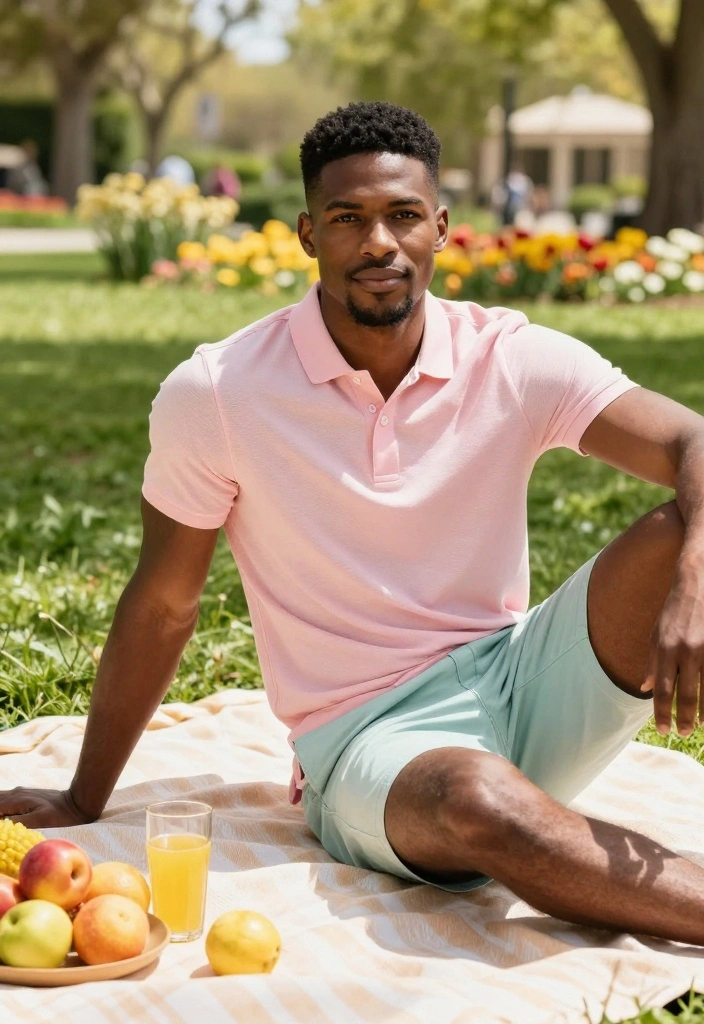 7 Spring Outfits for Men That Will Change Your Style Game Forever! - 4. Chino Shorts and Polo Combo 1