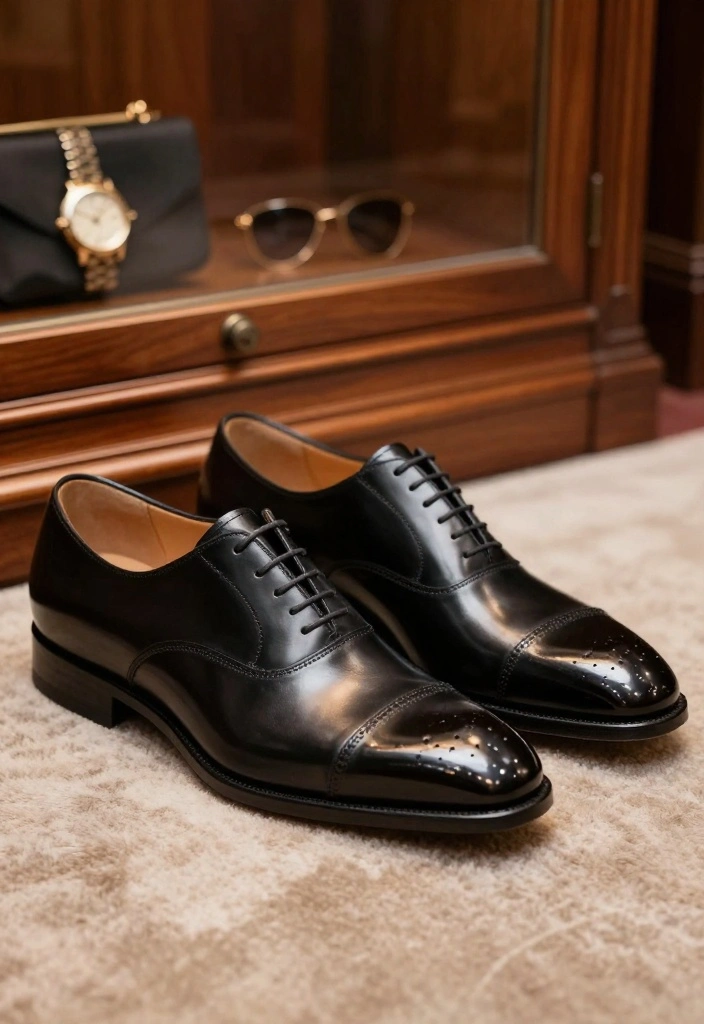 8 Trendy Men's Old Money Fashion Looks That Will Make You Stand Out Instantly - 3. Classic Oxford Shoes 1