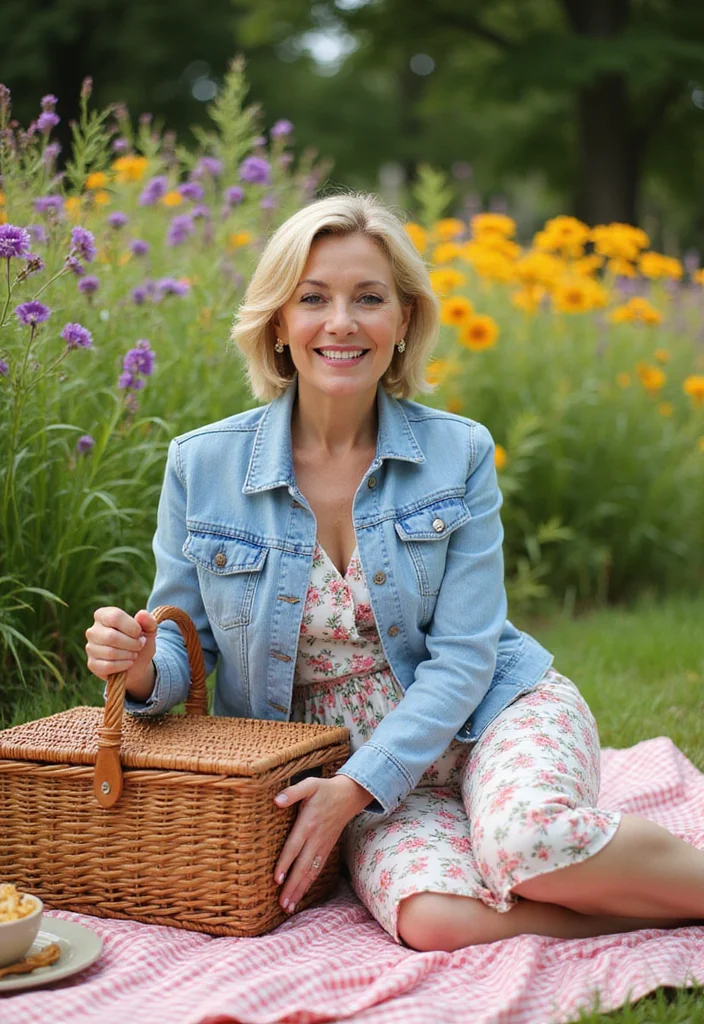 10 Gorgeous Over 50 Women's Fashion Looks Everyone Will Obsess Over This Year - 3. Casual Cool with Denim Jackets 1