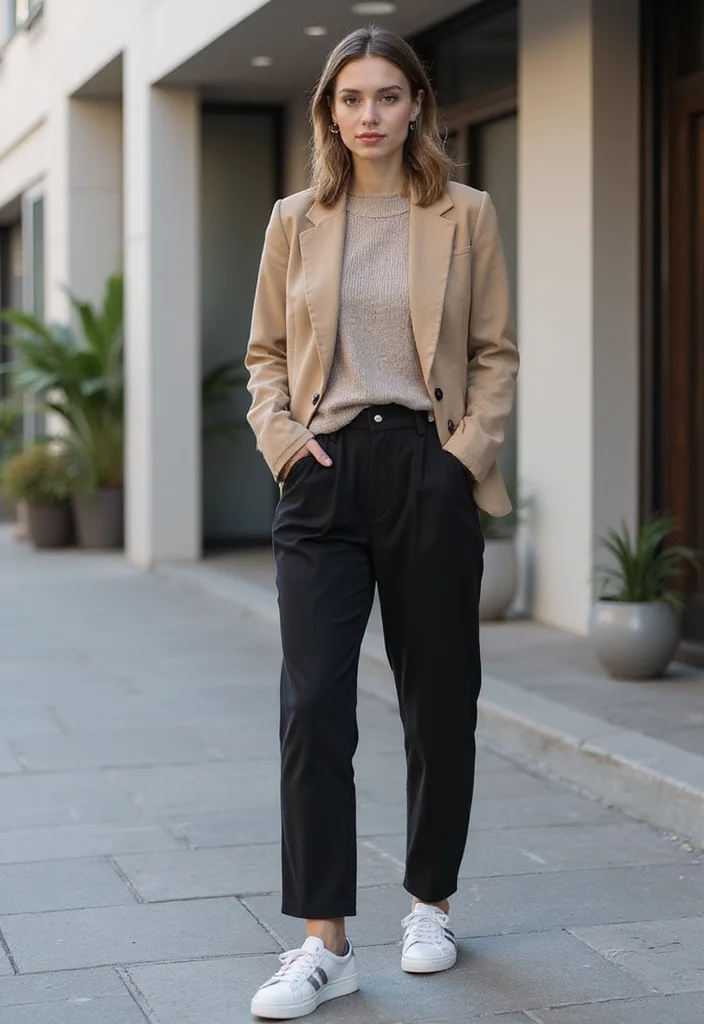 12 Sporty Mom Outfits That Combine Style and Comfort (You Won't Believe #7!) - 6. Stylish Sneakers to Complete Any Outfit 1