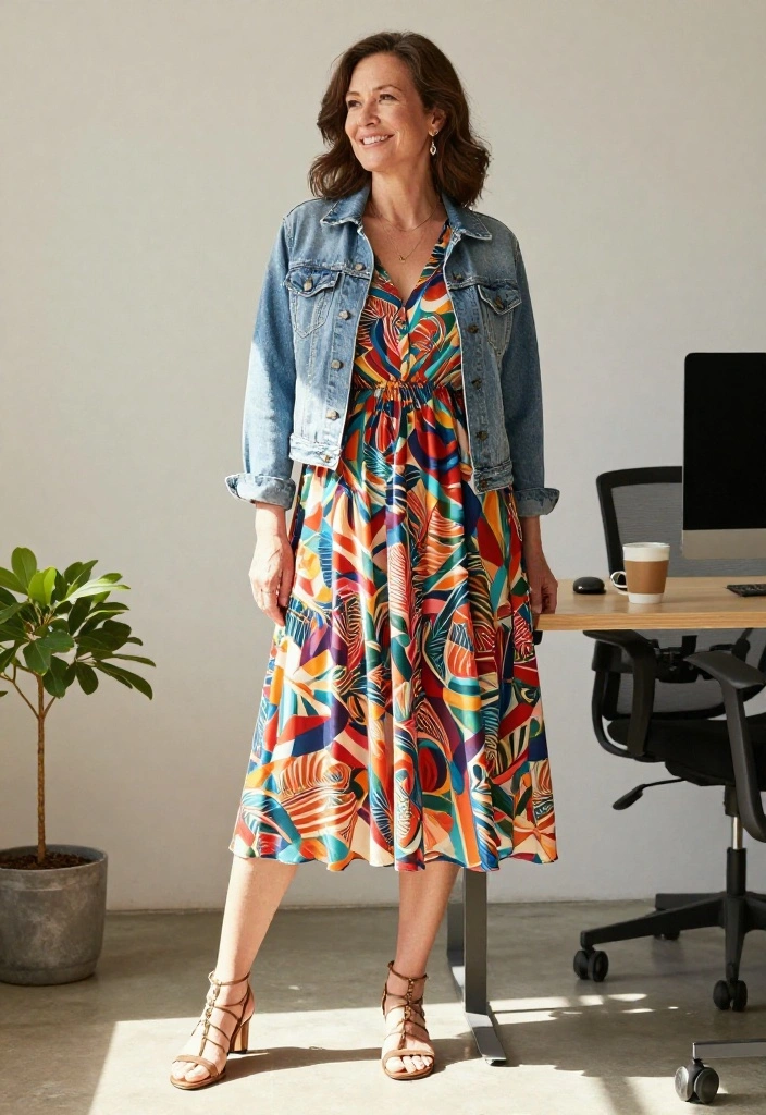 15 Stylish Casual Work Outfits for Women Over 50 That Will Make You Shine! - 3. Comfortable Maxi Dresses 1