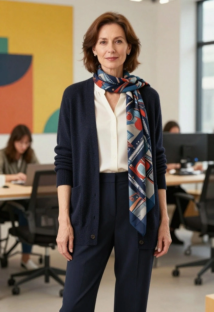 15 Stylish Casual Work Outfits for Women Over 50 That Will Make You Shine! - 8. Layered Looks 1