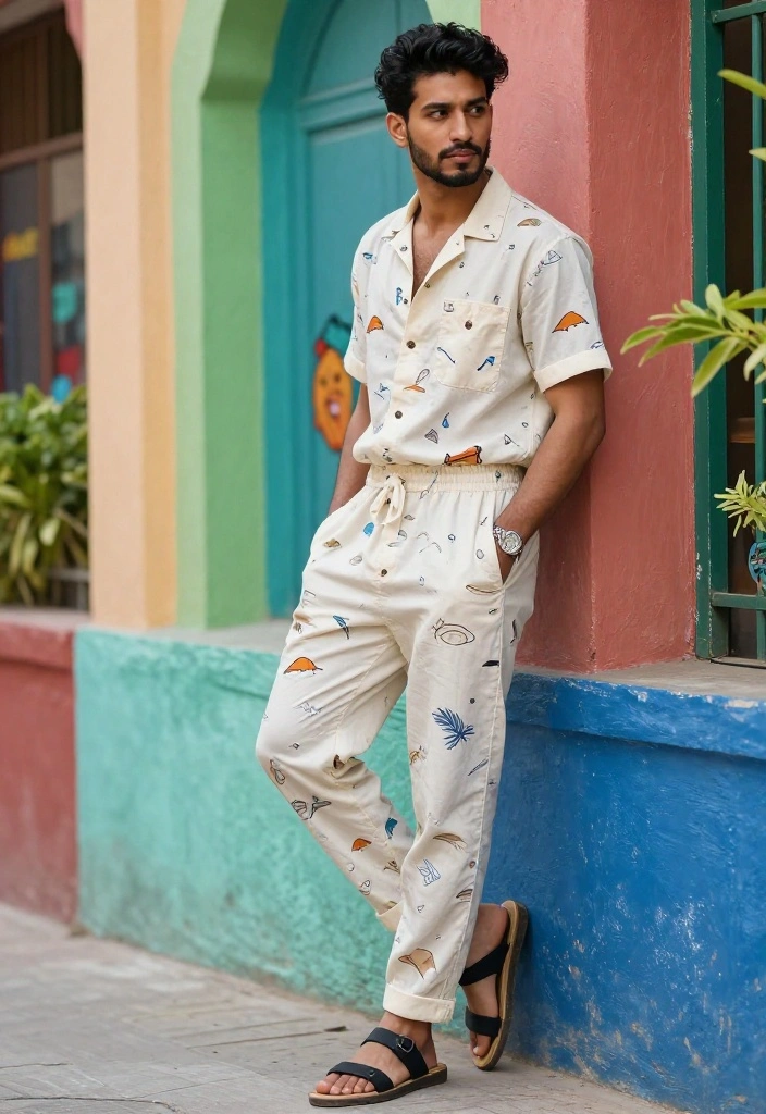 7 Trendy Guys Summer Outfits That Will Make You Stand Out Instantly! - 6. Casual Jumpsuit 1