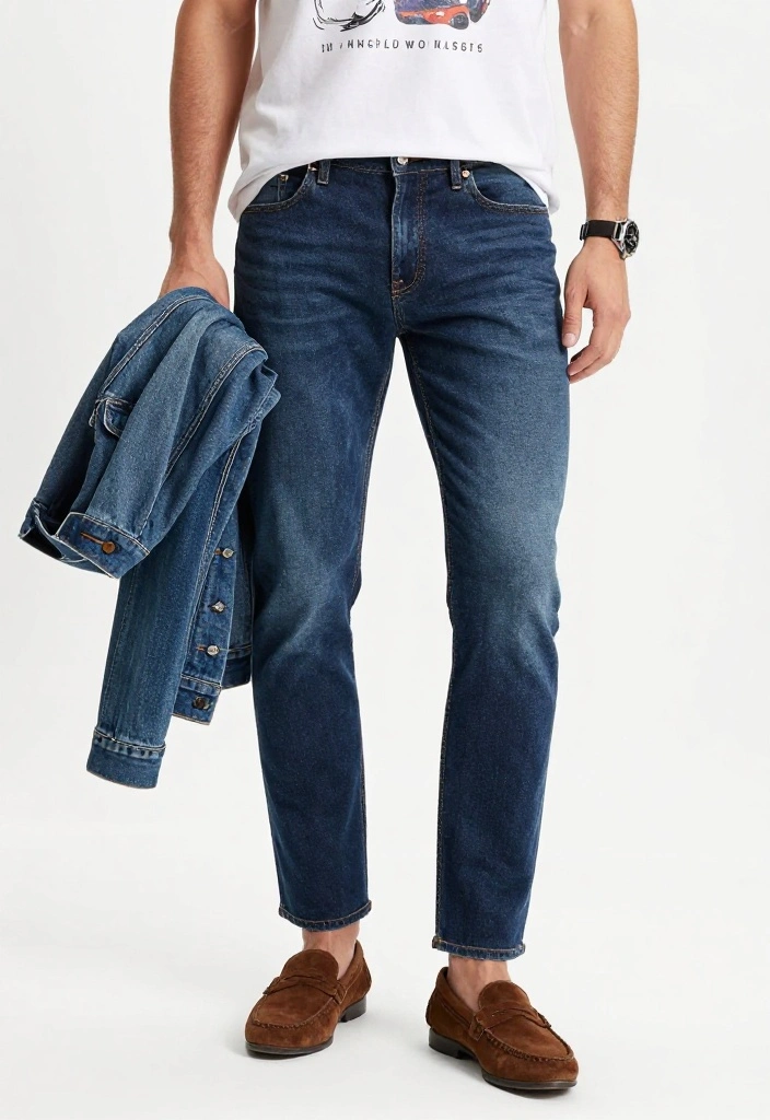 8 Stylish Outfit Ideas with Loafers for Men That Will Elevate Your Look Instantly! - 2. Weekend Ready 1