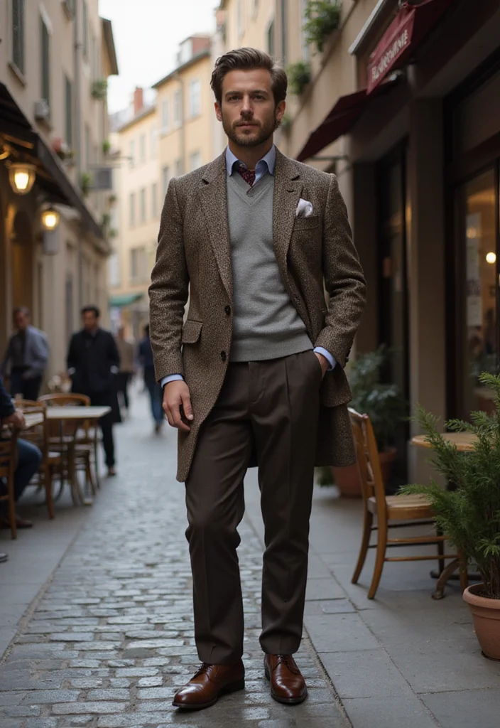 12 Classy Outfits for Men That Will Turn Heads Everywhere You Go! - 7. Vintage Vibe with a Twist 1