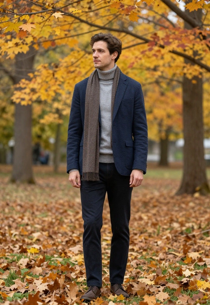 12 Classy Outfits for Men That Will Turn Heads Everywhere You Go! - 8. Layered Looks for Fall 1