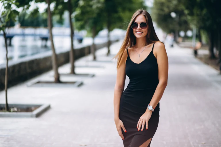 black dress and boots outfits