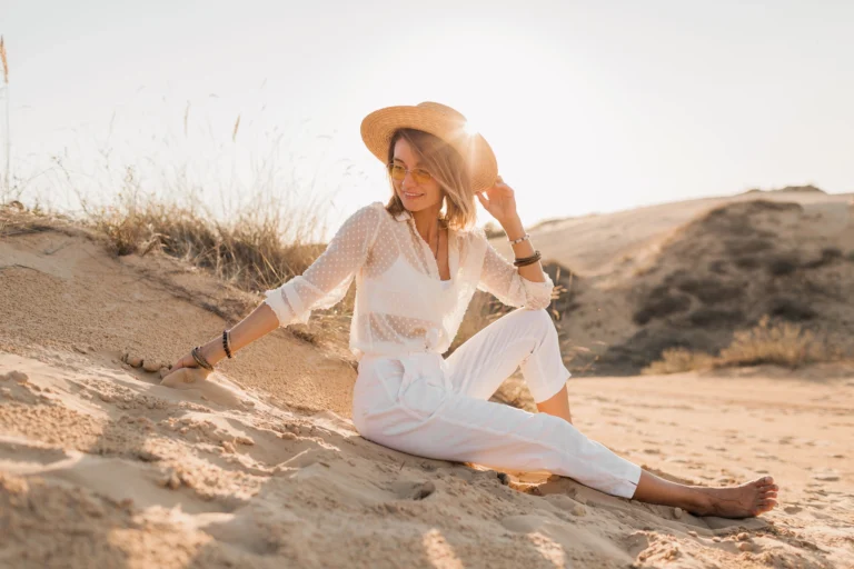 women wearing a malibu outfit