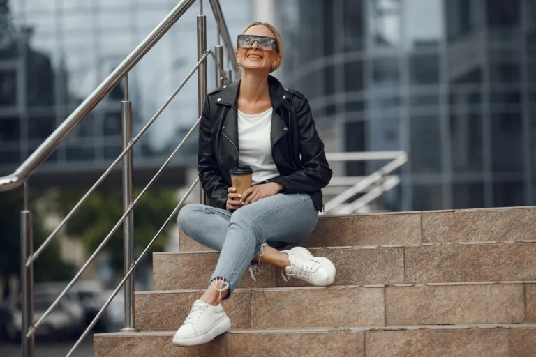 Grey Jeans Outfit for Work