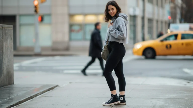 Leggings and Converse Outfits